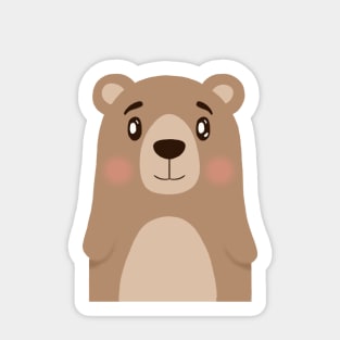 Cute Bear Nursery Illustration Sticker